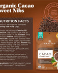 Cacao Sweet Nibs 8Oz. Bag— Organic, Non-Gmo, Gluten-Free