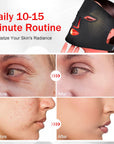 Red Light Therapy Mask for Wrinkle Remove & anti Aging, Skin Care