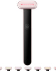 VEVOR Red Light Therapy Wand for Face, 7-Color LED Facial Wand Red Light Therapy Device with Heatig Therapy| Microcurrent Vibrating Massage, Portable LED Beauty Wand for Face, Neck