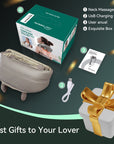 Shiatsu Neck Back Massager with Heat, Shoulder Neck Massager for Pain Relief Deep Tissue, Gifts