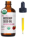 Organic Rosehip Seed Oil – Cold-Pressed (1oz)