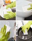 100 Pack Magic Sponge Eraser Extra Thick and Long Lasting Melamine Cleaning Sponges in Bulk