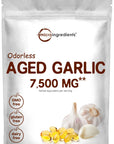 Odorless Garlic 300 Softgels, Immune Support, and Heart Health