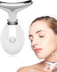 Wavy Chic Beauty Facial Massager, 7 Color Wavy Acne Beauty Microcurrent Facial Device Skin Firming for Face Neck Beauty Device,