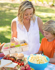 Portable Snack Containers - Tray with Lid (8 Compartments)