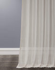 Linen Sheer Curtains 96 Inches Long Linen Curtain for Bedroom & Living Room 50W X 96L