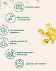 Odorless Garlic 300 Softgels, Immune Support, and Heart Health