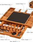 Charcuterie Cheese Board and Knife Set Charcuttery Platter and Serving