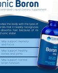 | Liquid Ionic Boron | Supports Normal Bone Metabolism, Brain Function & Joint Health