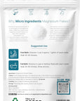 Magnesium Flakes, 6Lbs | Great Alternative to Epsom Salt