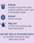 Dr Teal’s Lavender Epsom Salt Soak – Magnesium-Rich Bath for Sleep & Stress Relief (3 lbs)