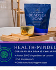 Lavender Magnesium Flakes – Dead Sea Bath & Foot Soak for Relaxation & Recovery (5 lbs)