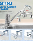 Rotating Sink Water Filter + Aerator