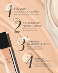 Single Veil Cream | Hangyob Foundation | Korean Tinted Moisturizer | Hydrating Perfect Cover BB | Korean Skincare Makeup | Collagen Concealer Sun Cream Foundation 1.01 Fl Oz