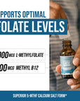 Organic Methyl Folate 1000 Mcg + Methyl B12 Cofactor