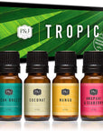 Tropical Fragrance Oil Set – 6 Premium Scents for Candle, Bath, and DIY Rituals