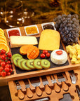 Charcuterie Cheese Board and Knife Set Charcuttery Platter and Serving