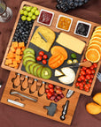 Charcuterie Cheese Board and Knife Set Charcuttery Platter and Serving
