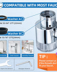 Rotating Sink Water Filter + Aerator