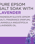 Dr Teal’s Lavender Epsom Salt Soak – Magnesium-Rich Bath for Sleep & Stress Relief (3 lbs)