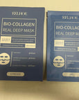 Bio-Collagen Mask, anti Wrinkle Mask, Bio-Collagen Deep Mask, Skinquee Collagen Mask, Bio Collagen Face Mask ,Korean Deep Hydrating and Firming Overnight Hydrogel Mask(4Pcs/Box)