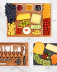 Charcuterie Cheese Board and Knife Set Charcuttery Platter and Serving