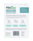 Rosacare Soothing Sheet Face Mask with Hyaluronic Hydrogel for Rosacea Symptoms, 5 Masks