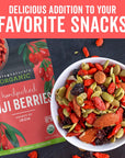 Organic Dried Goji Berries - Tea, Smoothies, Baking and Snacks