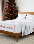Extra Deep California King Sheets - 4 PC- Hotel Luxury, Ultra Soft, Cooling Bed Sheets - Wrinkle, Fade, Stain Resistant