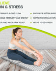 Natural Acupressure Mat & Pillow Set – Full-Body Pain Relief & Relaxation Therapy