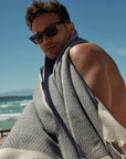 Vintage Series Turkish Beach Towel Oversized, Lightweight Cotton