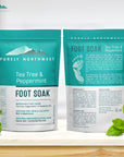 Tea Tree & Peppermint Foot Soak – Natural Epsom Salt Remedy for Tired Feet & Odor Control (1 lb)