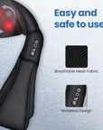 Neck Massager with Heat, Deep Tissue Pain-Relief Shoulder and Back Massager