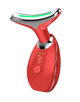 Wavy Chic Beauty Facial Massager, 7 Color Wavy Acne Beauty Microcurrent Facial Device Skin Firming for Face Neck Beauty Device,