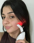 Wavy Chic Beauty Facial Massager, 7 Color Wavy Acne Beauty Microcurrent Facial Device Skin Firming for Face Neck Beauty Device,