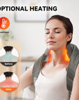 Shiatsu Neck Back Massager with Heat, Shoulder Neck Massager for Pain Relief Deep Tissue, Gifts
