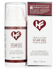 Physician Formulated Silicone Scar Gel Semi-Solid Sheeting - Face, Body, Surgery, C Section, Burn & Hypertrophic Scars
