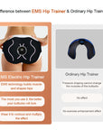 EMS Electric Hip Trainer Peach Buttocks Shaping Hip Muscle Lifting Firming Massage Machine Buttock Muscle Enlargement Stimulator