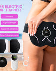 EMS Electric Hip Trainer Peach Buttocks Shaping Hip Muscle Lifting Firming Massage Machine Buttock Muscle Enlargement Stimulator