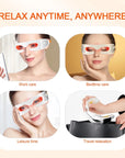 Eye Massager Face Mask LED Photo Light Therapy