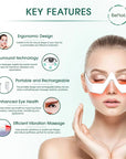 Under-Eye Red Light Therapy Skin Rejuvenation and Relaxation Massager