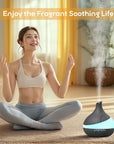 500ML Essential Oil Diffuser – Remote Control, Mist & Light Therapy