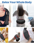 Neck Massager with Heat, Deep Tissue Pain-Relief Shoulder and Back Massager