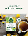 Organic Dandelion Leaf & Root Herbal Tea (Pack of 1), Supports Kidney Function and Healthy Digestion, 16 Tea Bags Total