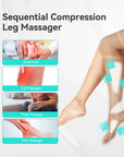Leg Massager with Air Compression, Calf Foot Massager for Circulation & Pain Relief, Gifts