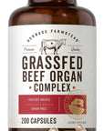 Grass Fed Beef Organ Complex | 200 Capsules