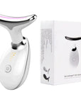 Wavy Chic Beauty Facial Massager, 7 Color Wavy Acne Beauty Microcurrent Facial Device Skin Firming for Face Neck Beauty Device,