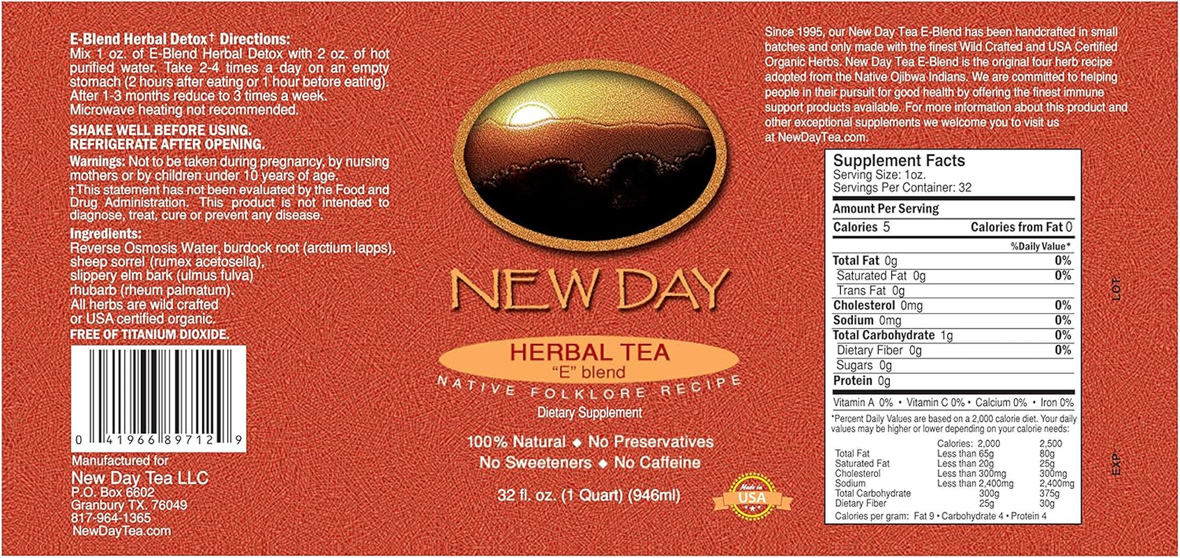 Essiac Tea| Immune System, Liver and Lymphatic Suppo