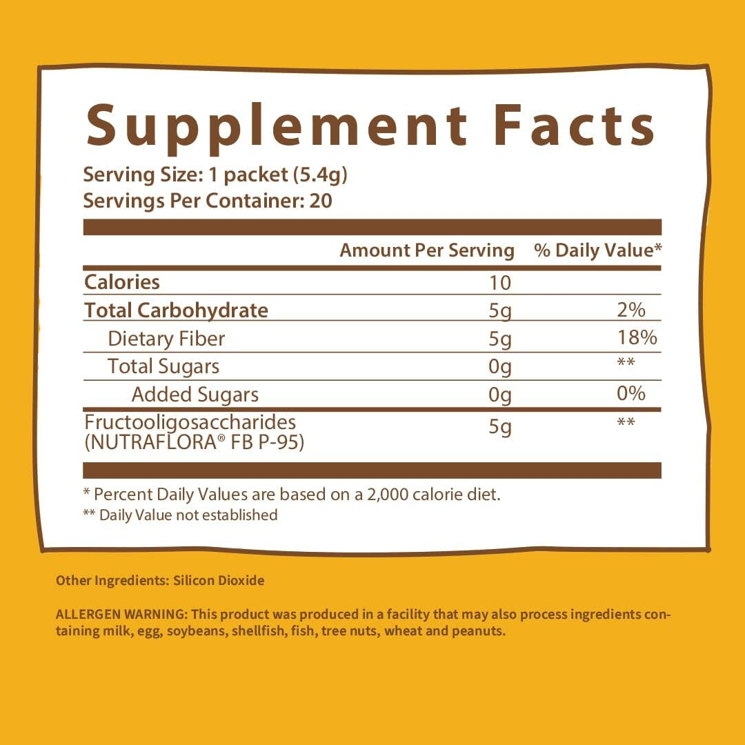 Hydration + Fiber Mix (High-Fiber Drink Powder) for Gut Health &amp; Digestive Balance