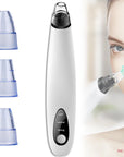 Electric Blackhead Remover Cleaner Face Diamond Pore Vacuum Suction White Heads